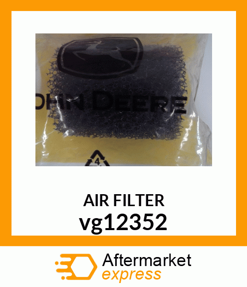 FILTER, AIR INTAKE vg12352