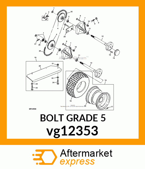 BOLT, WHEEL vg12353