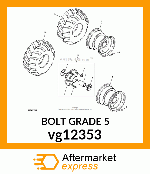 BOLT, WHEEL vg12353