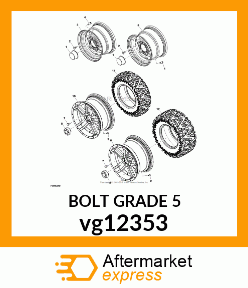 BOLT, WHEEL vg12353