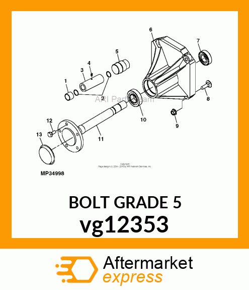 BOLT, WHEEL vg12353