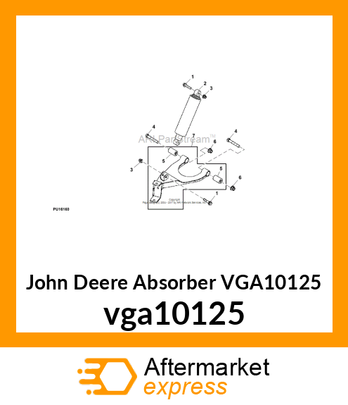 ABSORBER, SHOCK FRONT vga10125