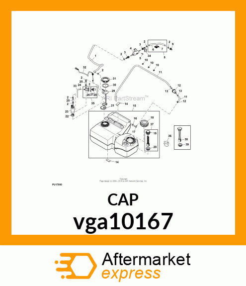 CAP, FUEL VGA10167