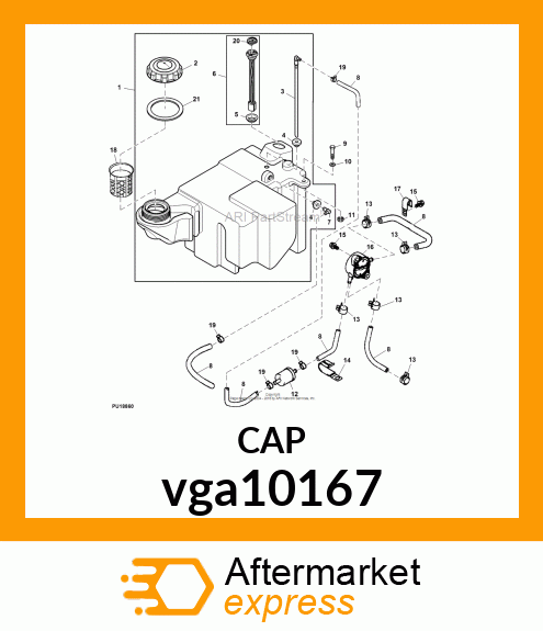 CAP, FUEL VGA10167