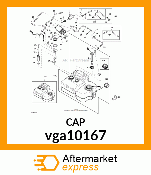 CAP, FUEL VGA10167