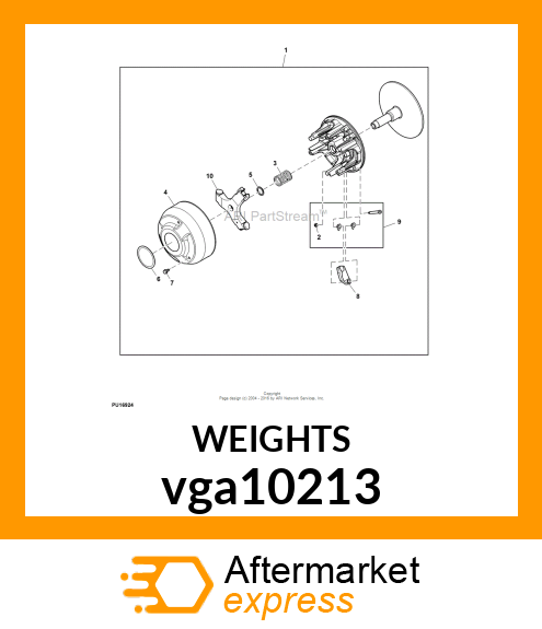 KIT, CAM ARM 6X4,TORLON BEARING PI vga10213