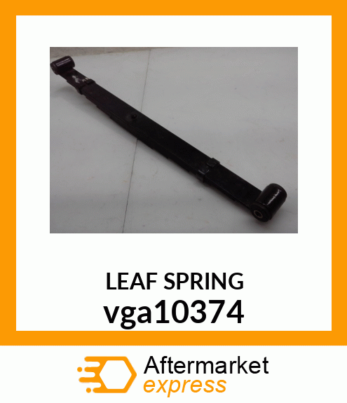 SPRING, REAR FLAT LEAF vga10374