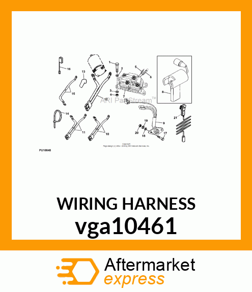 WIRING HARNESS, REAR MULTI vga10461