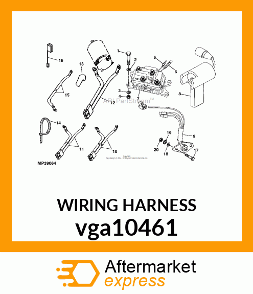 WIRING HARNESS, REAR MULTI vga10461