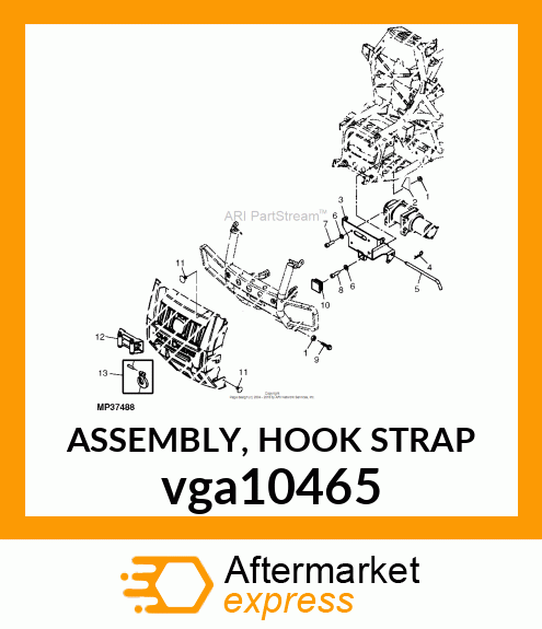 ASSEMBLY, HOOK STRAP vga10465