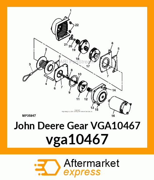 PLANETARY GEAR ASSY vga10467