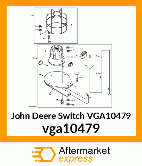 SWITCH, BEACON LIGHT vga10479