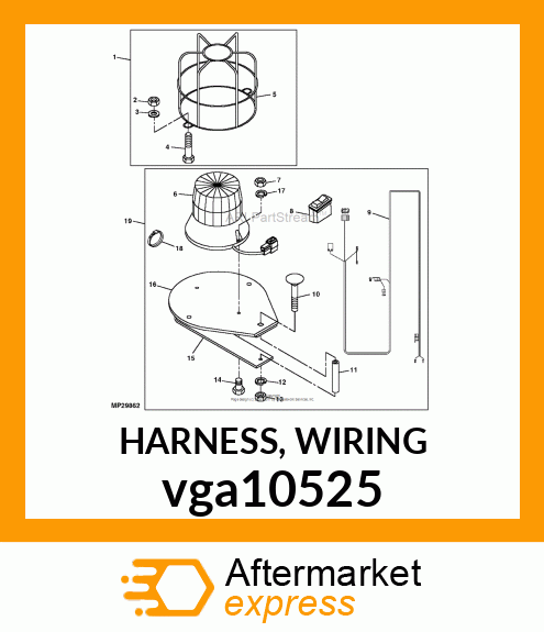 HARNESS, WIRING vga10525