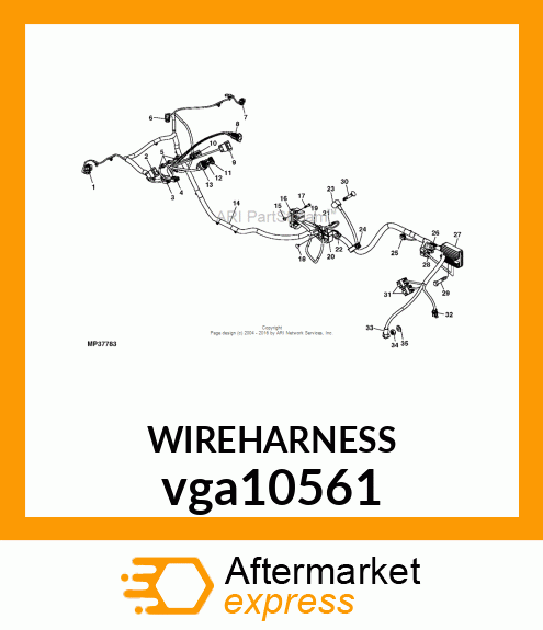 HARNESS, WIRING (GAS ENGINE) vga10561