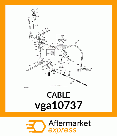 CABLE, DIFF LOCK vga10737