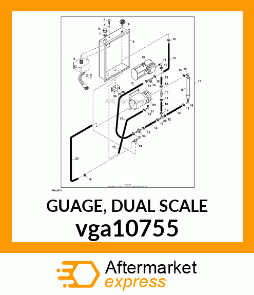 GUAGE, DUAL SCALE vga10755