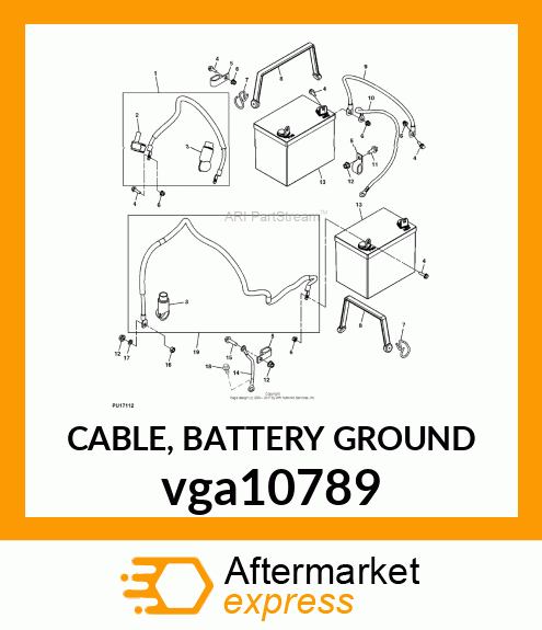 CABLE, BATTERY GROUND vga10789