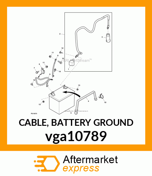 CABLE, BATTERY GROUND vga10789