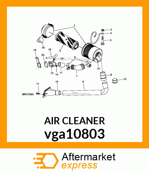 AIR CLEANER ASSY. vga10803