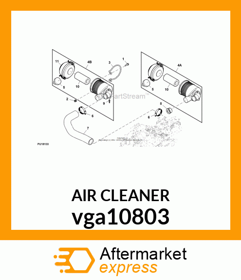 AIR CLEANER ASSY. vga10803