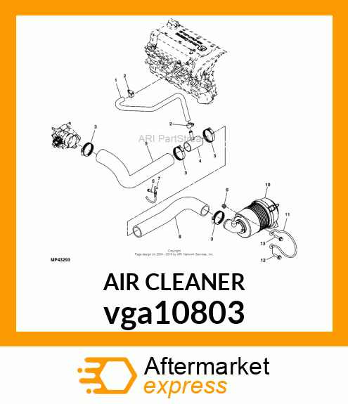 AIR CLEANER ASSY. vga10803