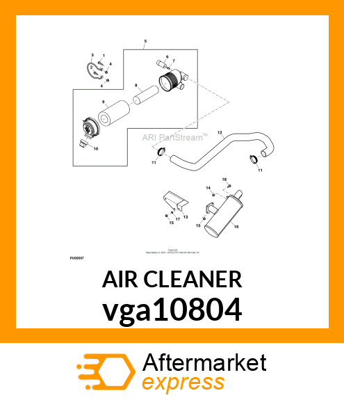 AIR CLEANER ASSY. vga10804