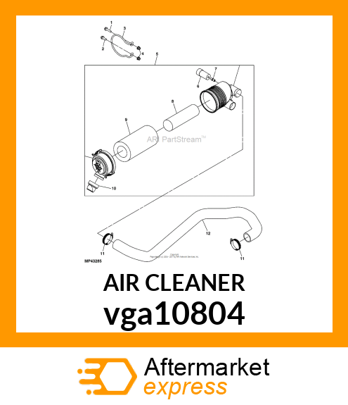 AIR CLEANER ASSY. vga10804