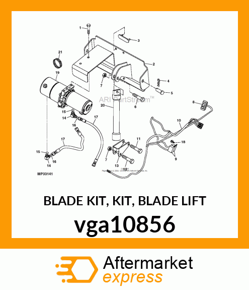 BLADE KIT, KIT, BLADE LIFT vga10856