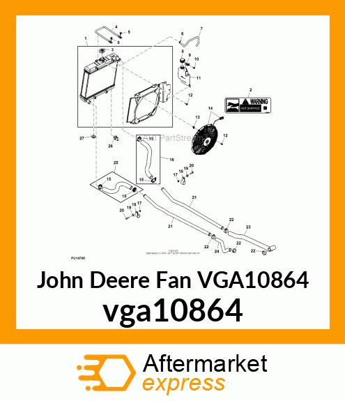 11" FAN, 10 BLADE SUCTION vga10864