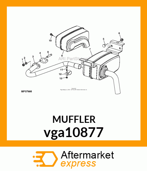 MUFFLER vga10877