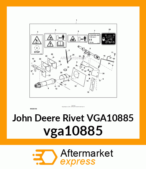 RIVET, PLASTIC vga10885