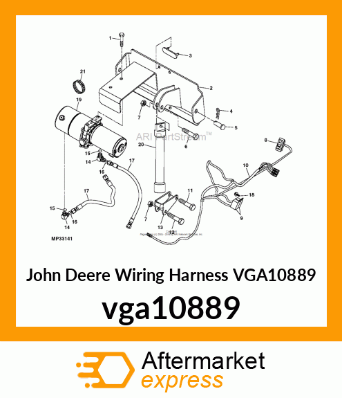 WIRING HARNESS, 4X4 FRT. ATTACH MOU vga10889