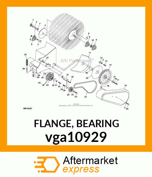 FLANGE, BEARING vga10929