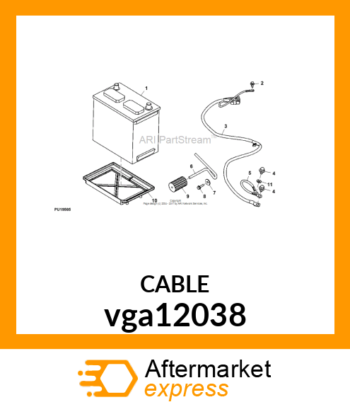 CABLE, GROUND vga12038