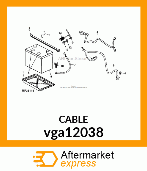 CABLE, GROUND vga12038