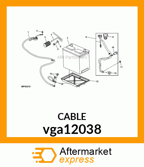 CABLE, GROUND vga12038