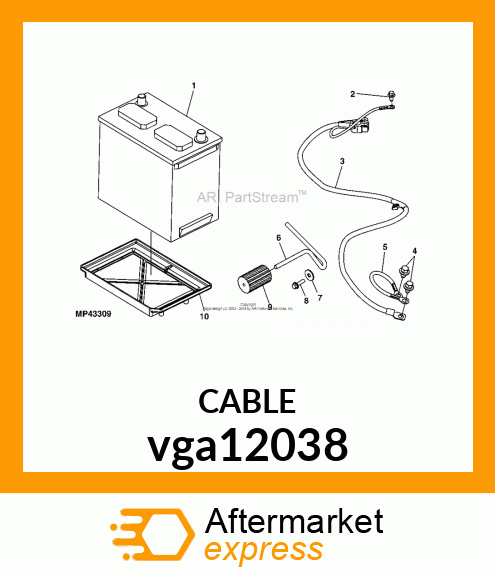 CABLE, GROUND vga12038