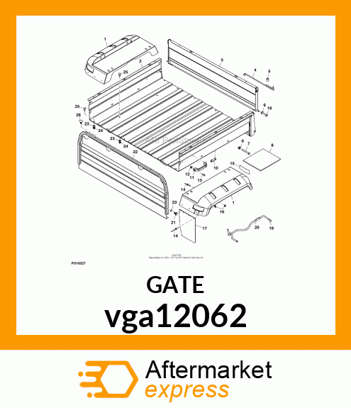 LOAD GUARD, WLD W/LABEL VGA12062