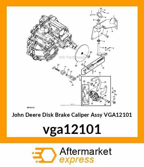 CALIPER, BODY, ASSY vga12101