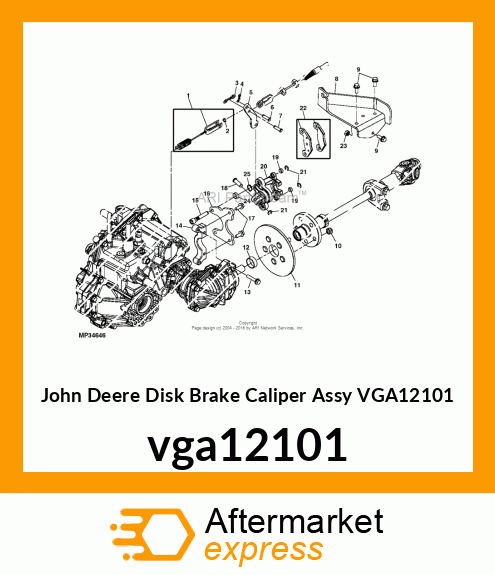 CALIPER, BODY, ASSY vga12101