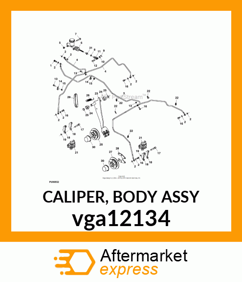 CALIPER, BODY ASSY vga12134