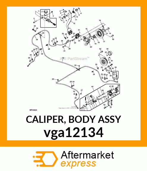 CALIPER, BODY ASSY vga12134