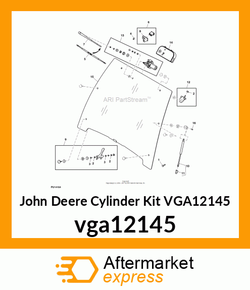 CYLINDER KIT, KIT, PNEUMATIC CYLIND VGA12145