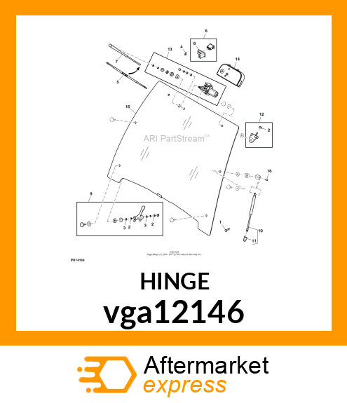 HINGE ASSEMBLY vga12146