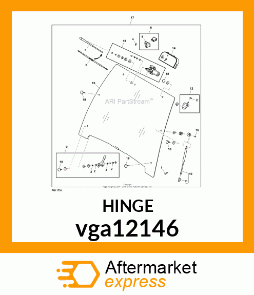 HINGE ASSEMBLY vga12146