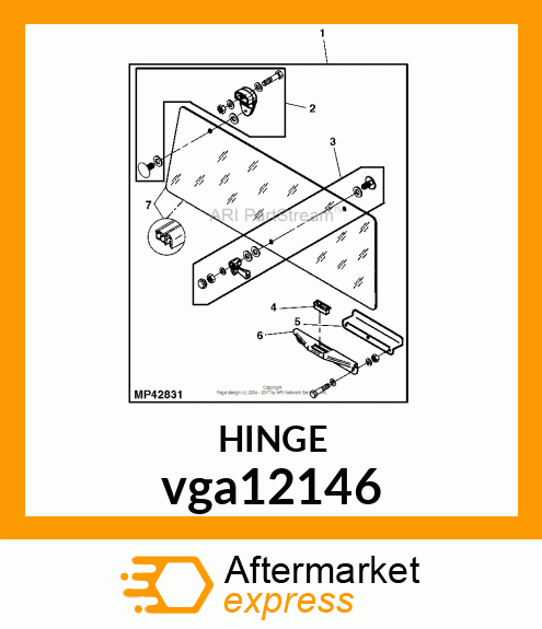 HINGE ASSEMBLY vga12146