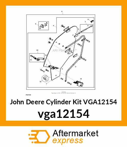 CYLINDER KIT, KIT, PNEUMATIC CYLIND vga12154