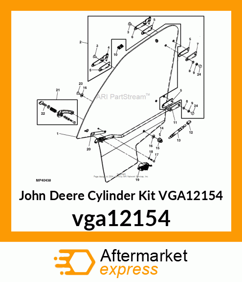 CYLINDER KIT, KIT, PNEUMATIC CYLIND vga12154