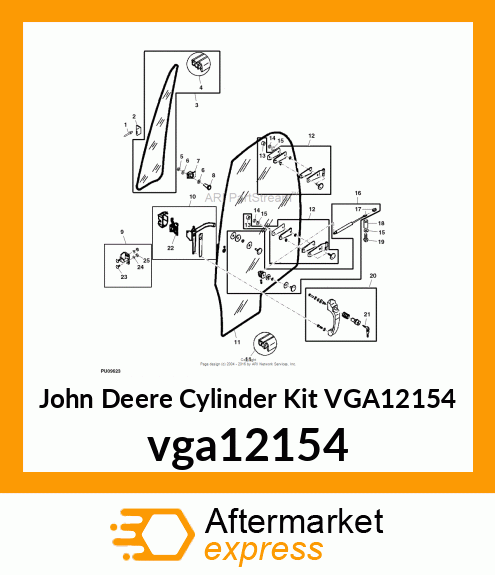 CYLINDER KIT, KIT, PNEUMATIC CYLIND vga12154