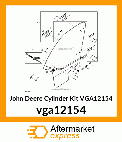 CYLINDER KIT, KIT, PNEUMATIC CYLIND vga12154